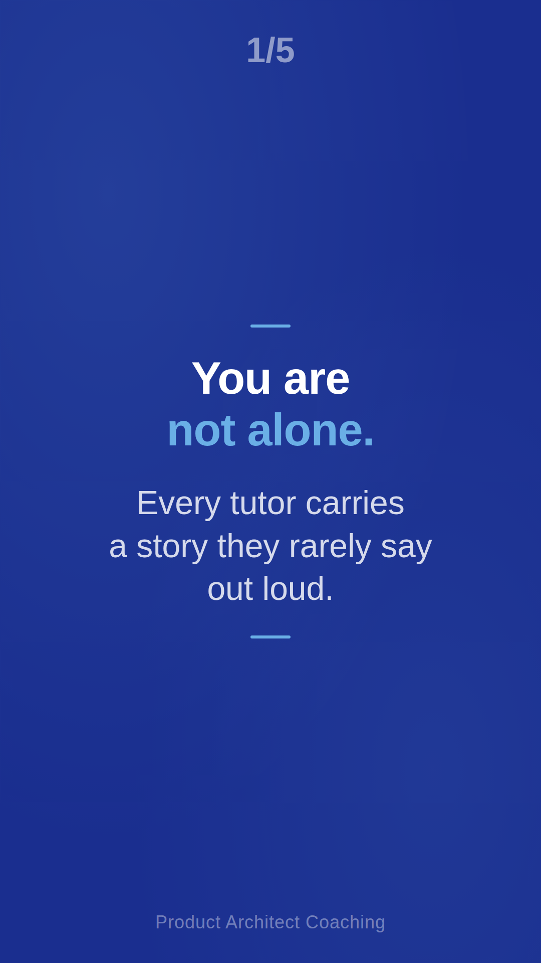 Branded story slide